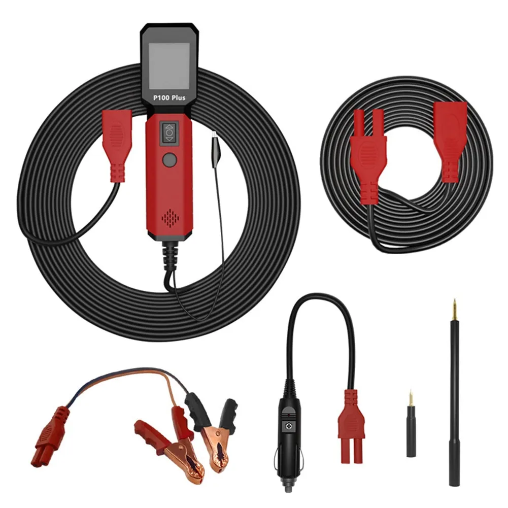 P100 PLUS Automotive Power Circuit Probe Tester 12V 24V Power