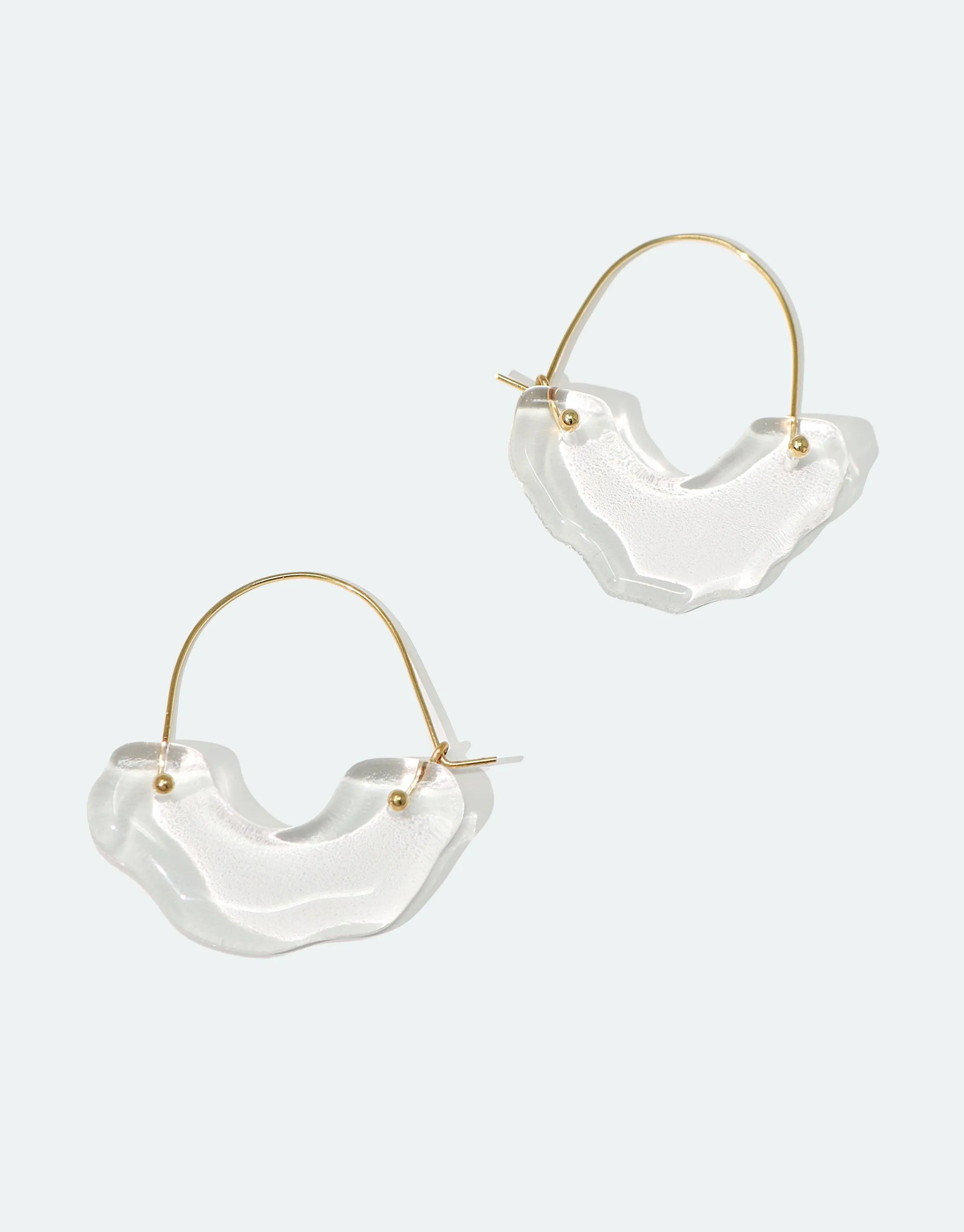 Polar Arch Hoop Earrings