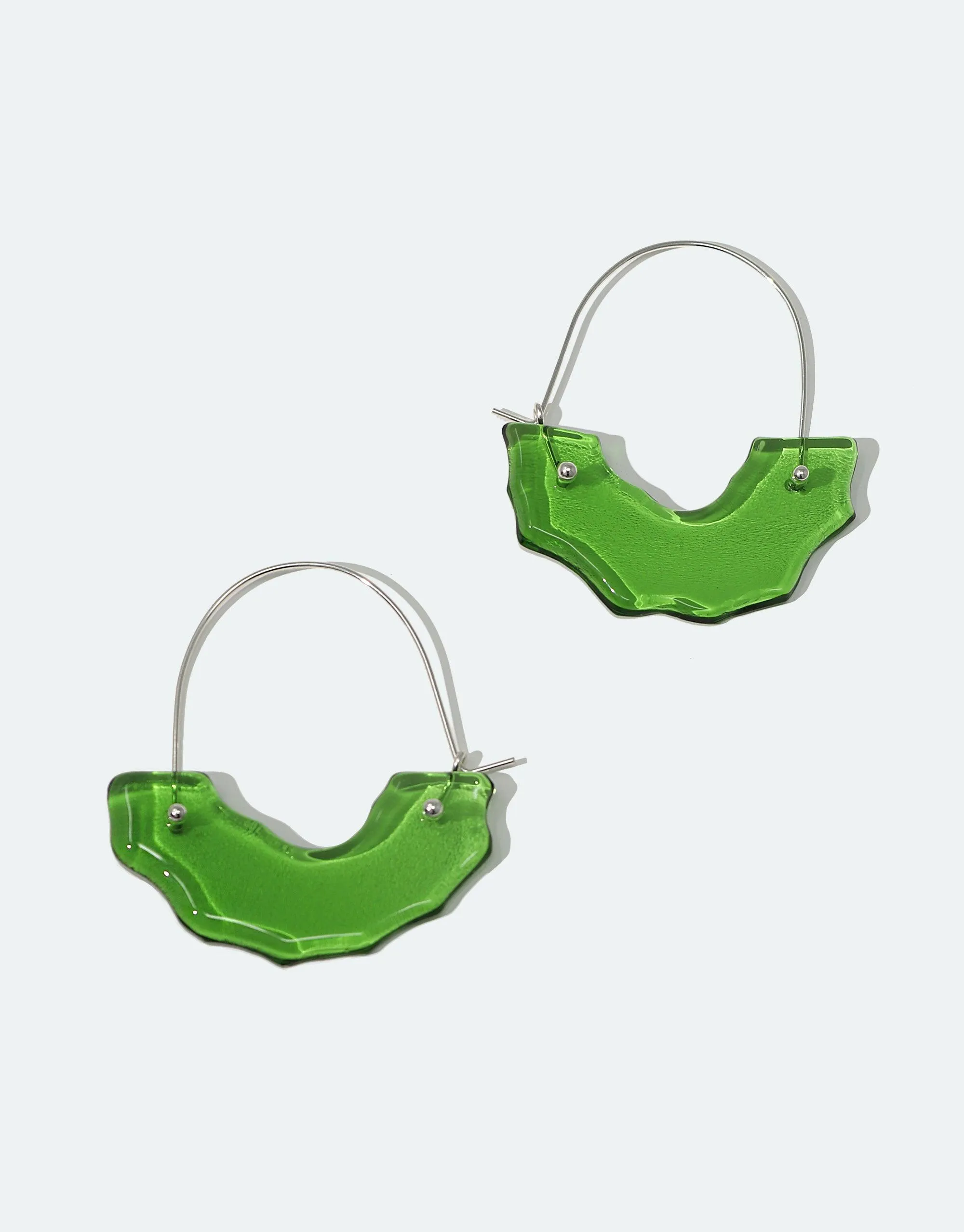 Polar Arch Hoop Earrings