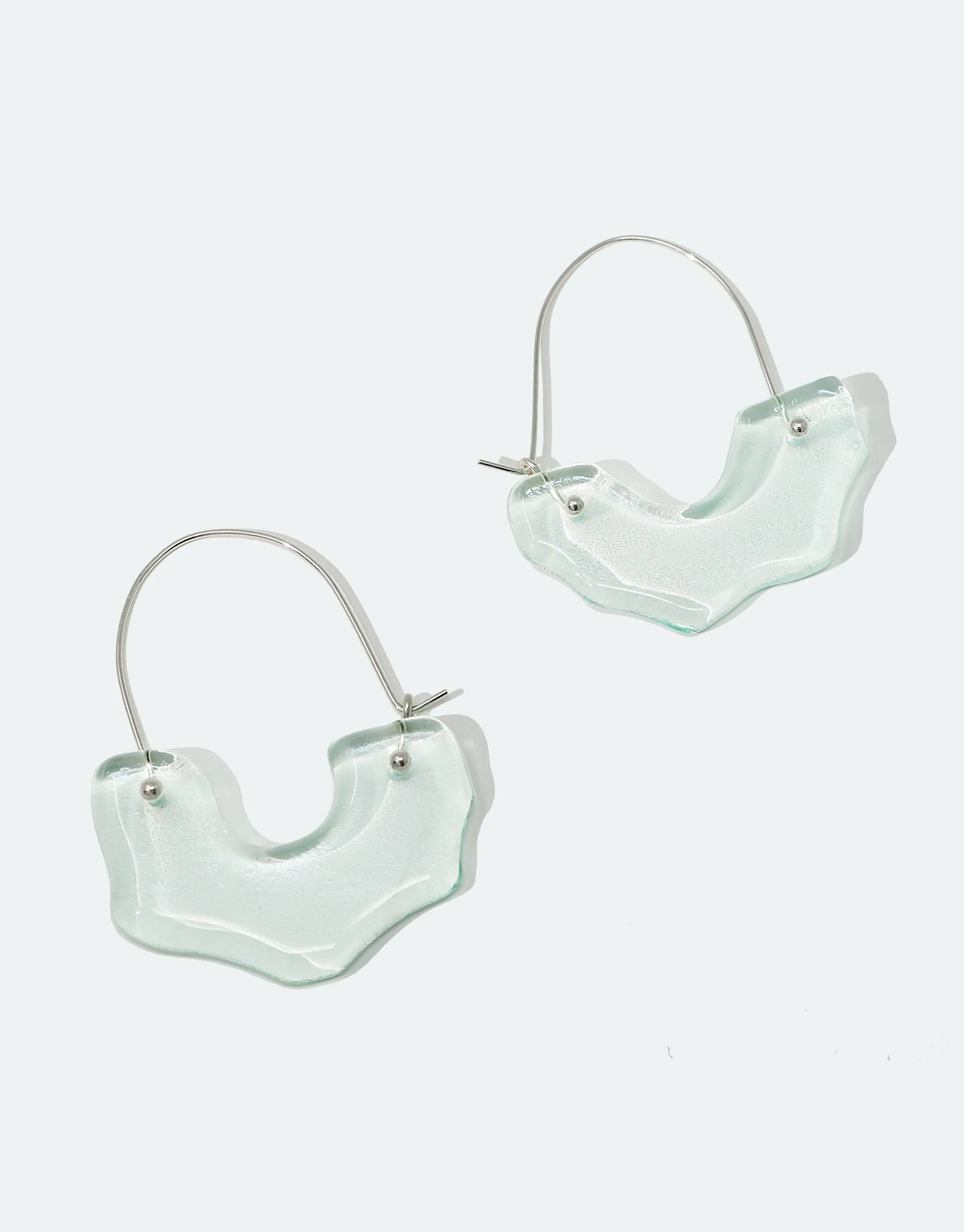 Polar Arch Hoop Earrings
