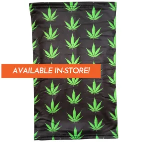 Polyester Neck Gaiter - Pot Leaf HWN2016 | Hot Leathers