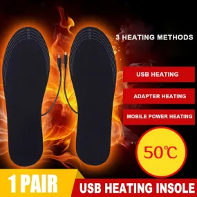 Rechargeable USB Heated Thermal Insoles
