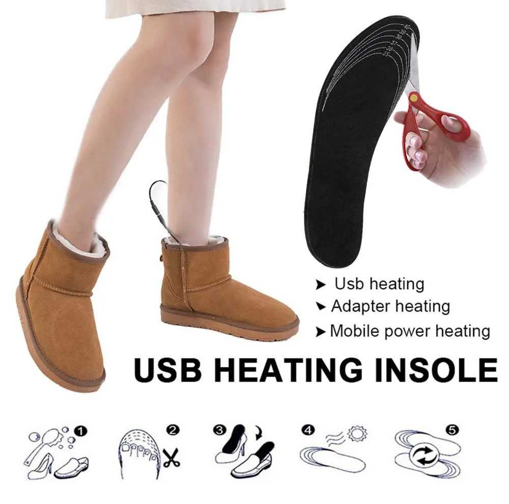 Rechargeable USB Heated Thermal Insoles
