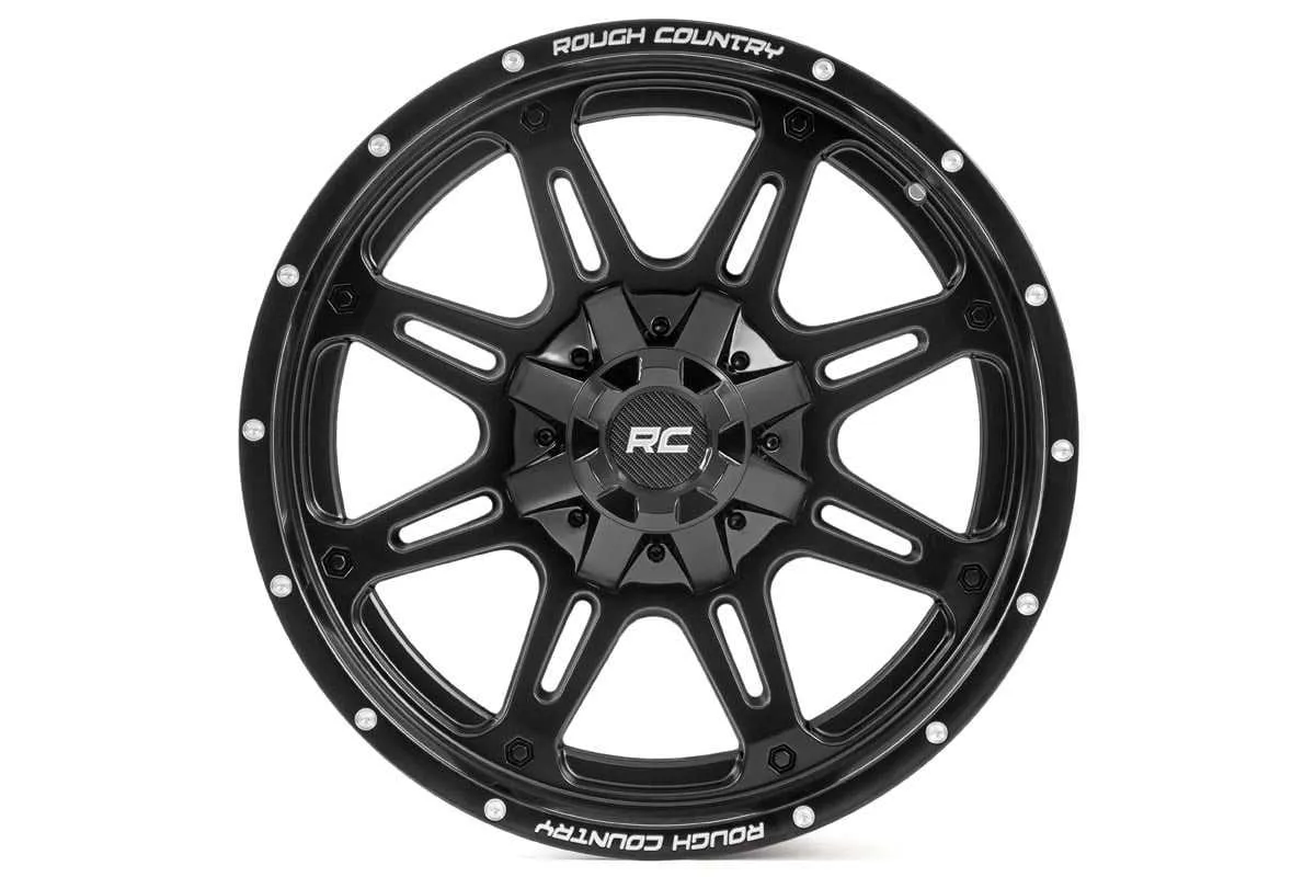 Rough Country 35X12.50R20 Tires & Rough Country 94 Series Wheel Package | 2022-2025 Toyota Tundra