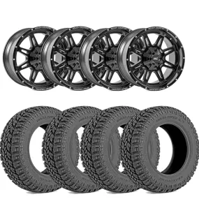 Rough Country 35X12.50R20 Tires & Rough Country 94 Series Wheel Package | 2022-2025 Toyota Tundra