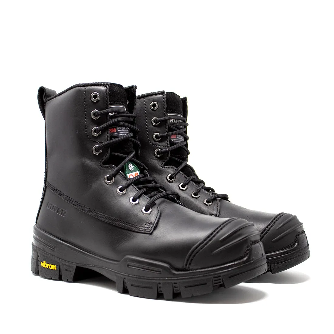 Royer Men's Ventura Arctic Grip Black 8" Work Boot 6000VTAG