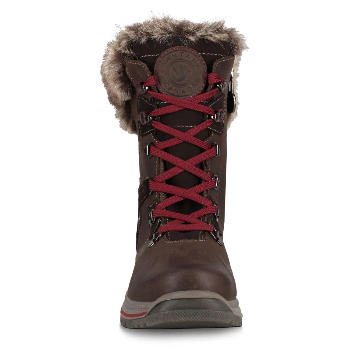 Santana Canada Women's  Milly in Brown/Burgundy