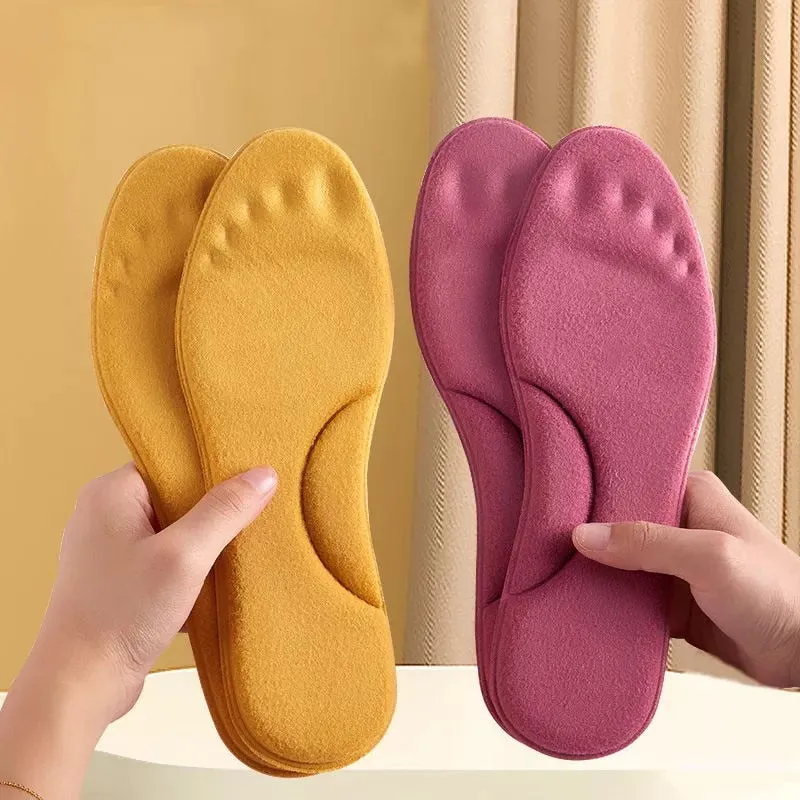 Self-heated Insoles Feet Massage Thermal Thicken Insole Memory Foam Shoe Pads Winter Warm Men Women Sports Shoes Pad Accessories