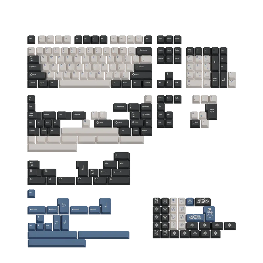 SW Arctic Keycaps