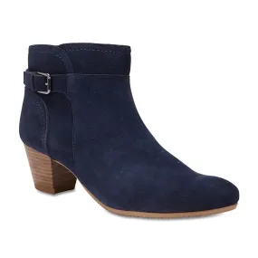 Tokyo Boot in Navy Suede
