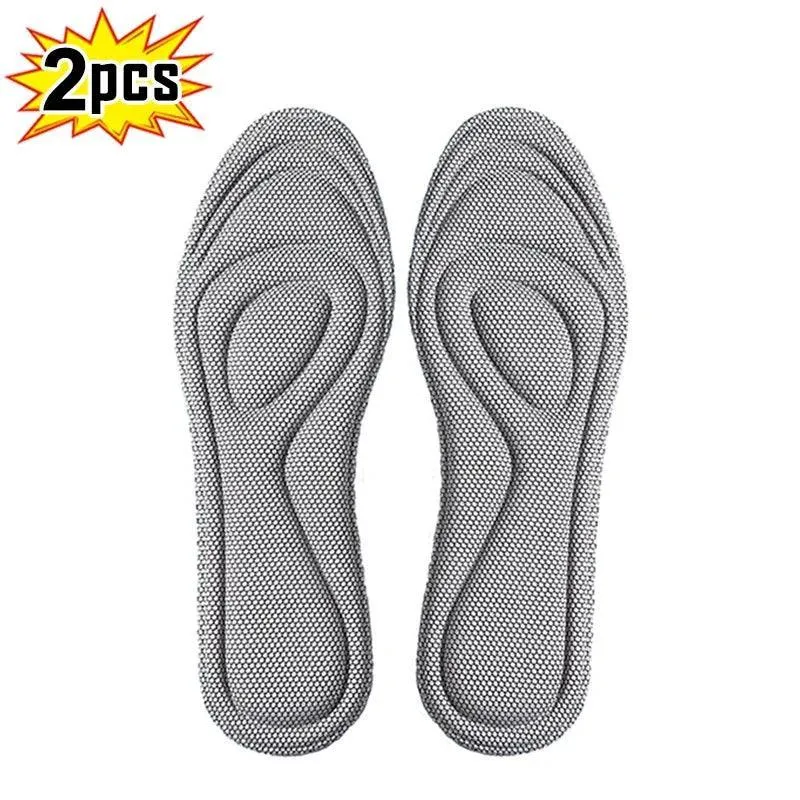 Ultimate Comfort Orthotic Insoles with Memory Foam & Moisture Control for Active Lifestyles