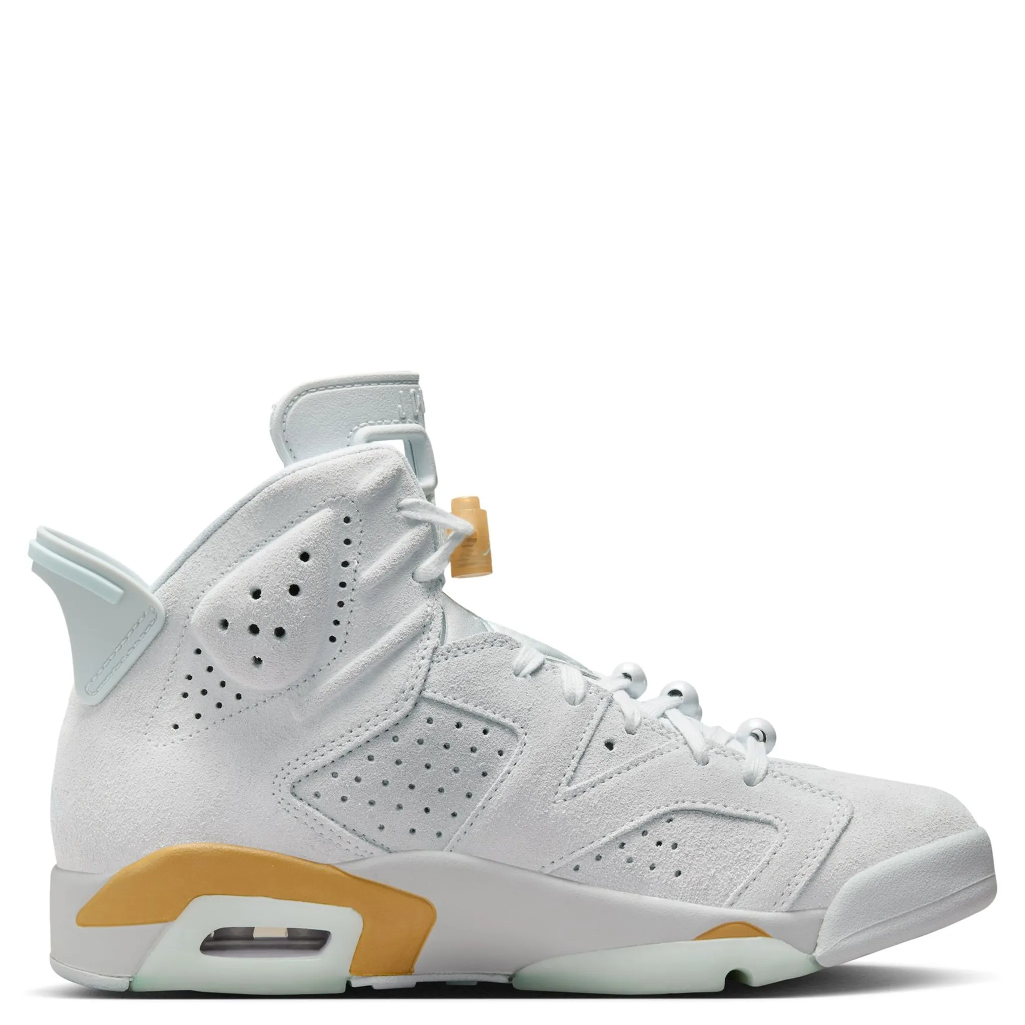 WMNS AIR JORDAN 6 RETRO / 074:PURE PLATINUM/ GLACIER BLUE