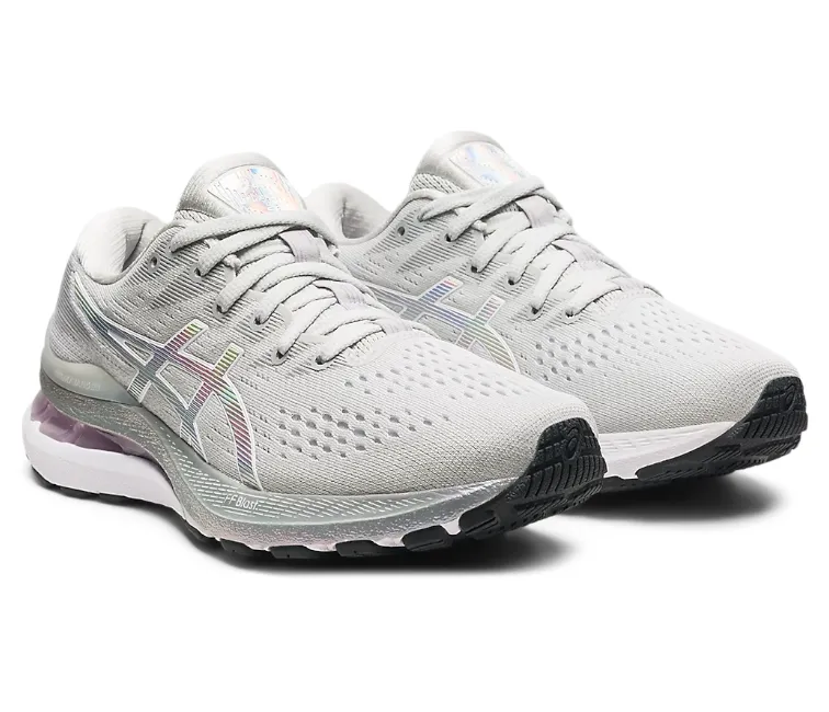 Women's Asics Gel-Kayano 28 Platinum (Glacier Grey/White)