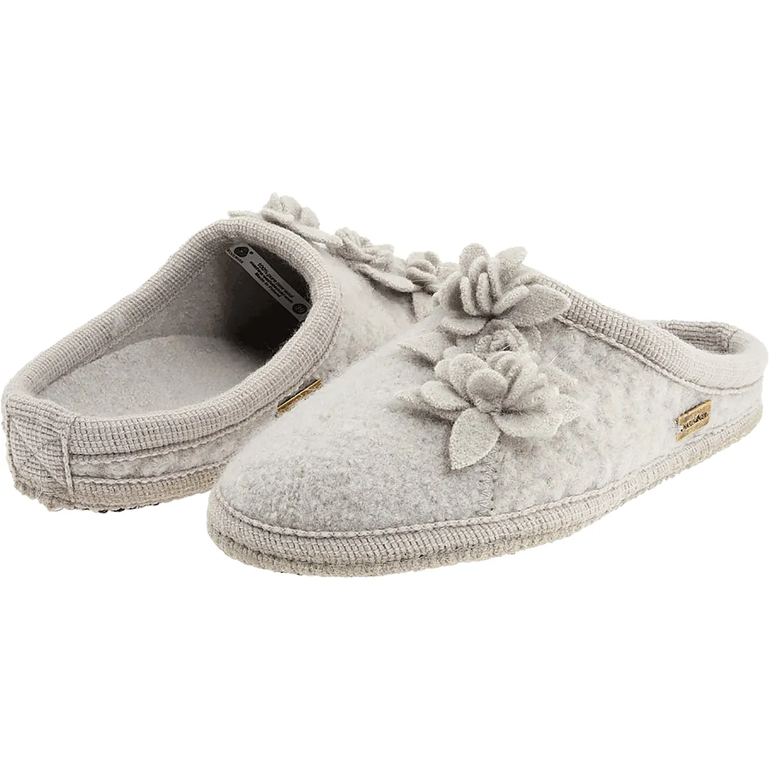 Women's Haflinger Charisma Light Grey Wool