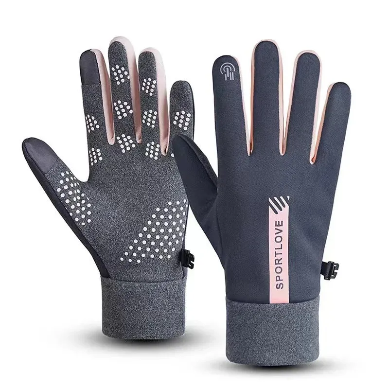 Women's lightweight Running Gloves - Warm, Waterproof, and Wind-Resistant Gloves for Autumn & Winter Outdoor Activities