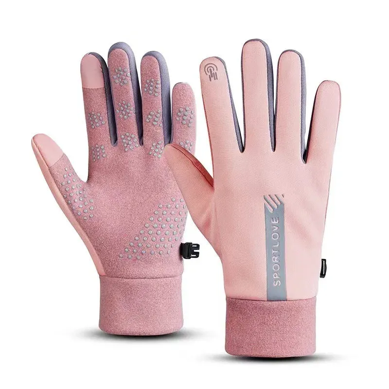 Women's lightweight Running Gloves - Warm, Waterproof, and Wind-Resistant Gloves for Autumn & Winter Outdoor Activities