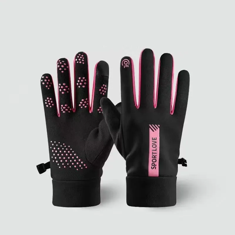 Women's lightweight Running Gloves - Warm, Waterproof, and Wind-Resistant Gloves for Autumn & Winter Outdoor Activities