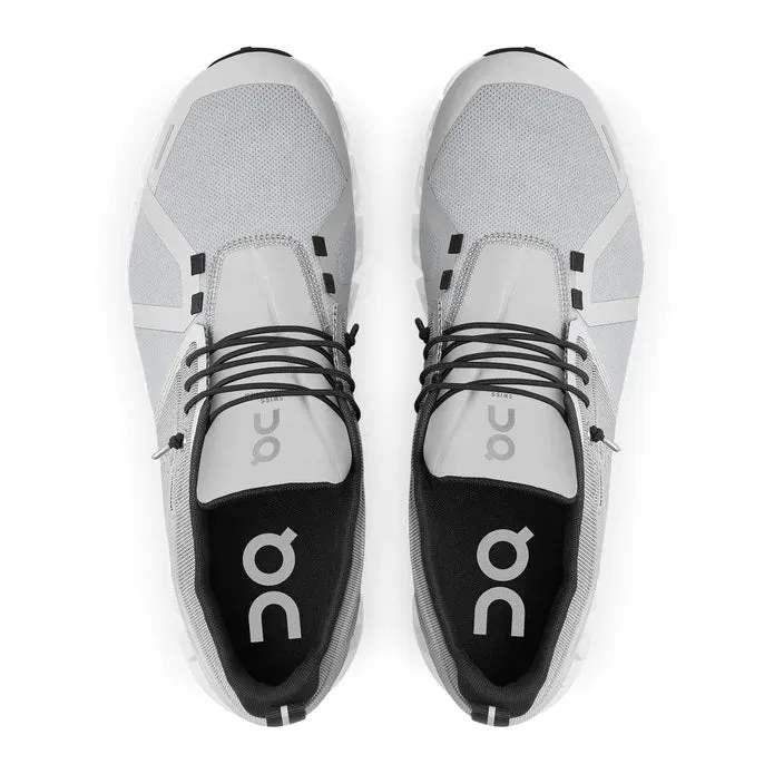 Women's On Running Cloud 5  waterproof glacier/white