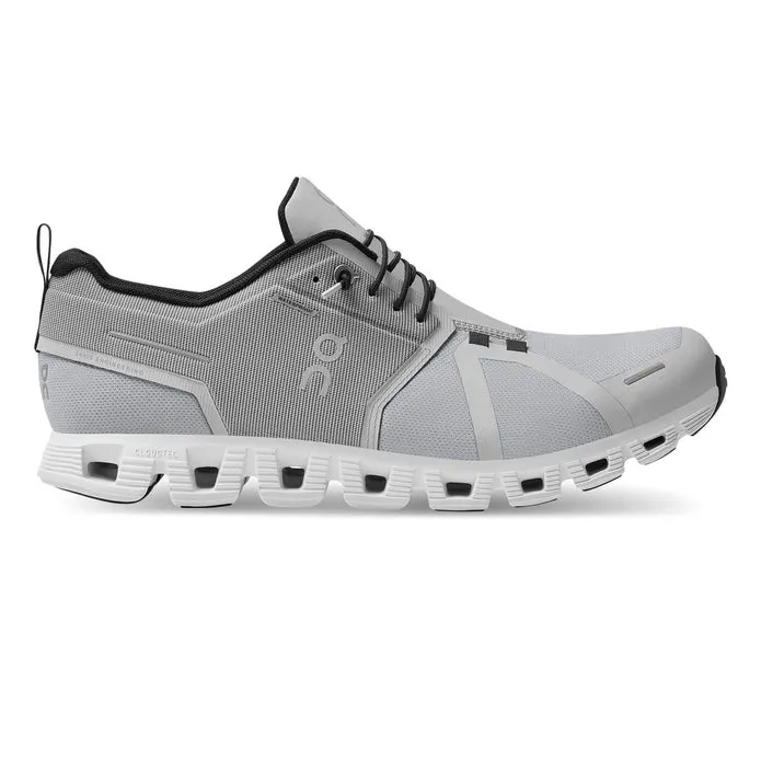 Women's On Running Cloud 5  waterproof glacier/white