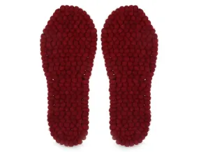 WoolFit FeelGood insoles, dark red