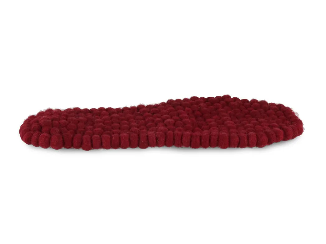 WoolFit FeelGood insoles, dark red